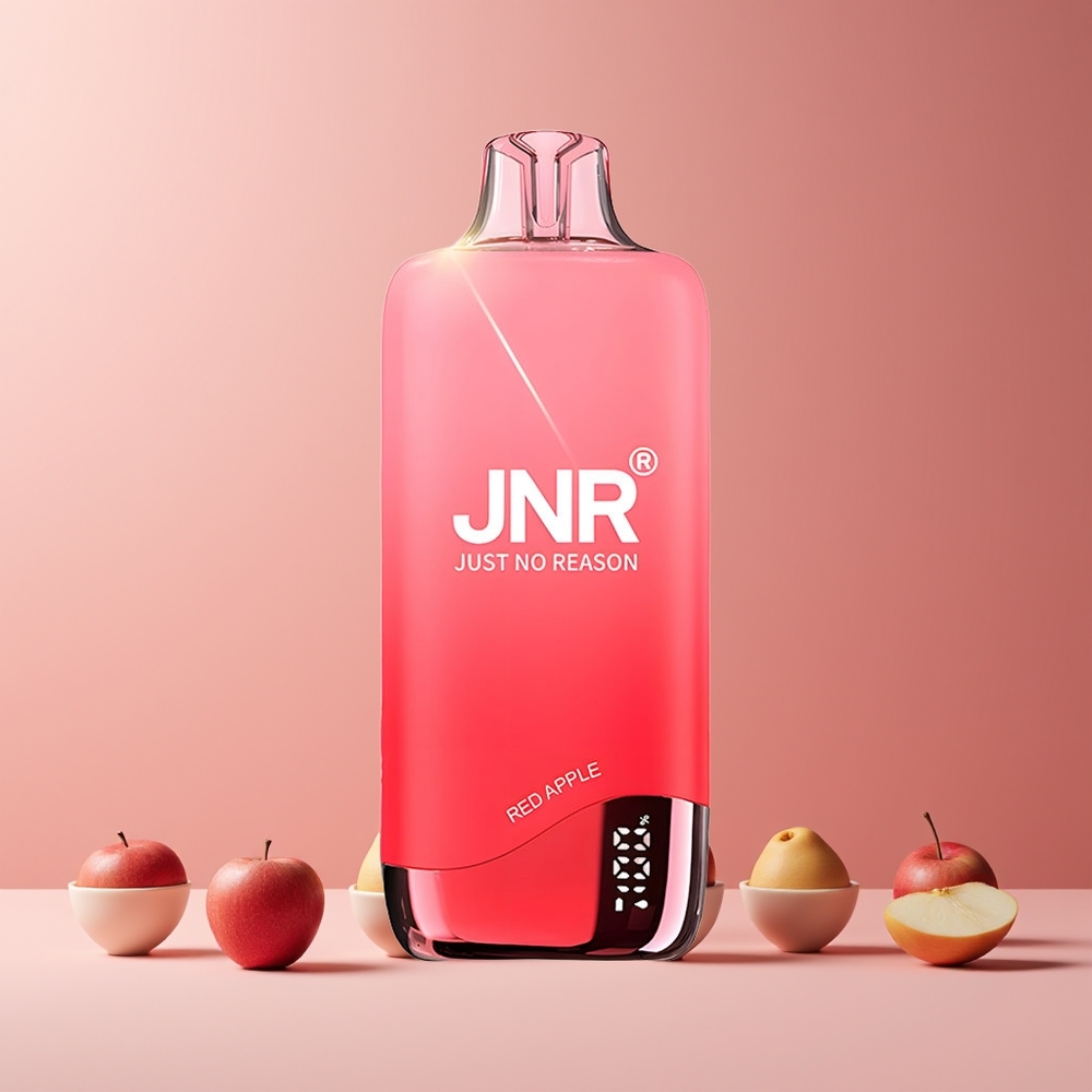 JNR Rainbow 10500 Puffs France grossiste Disposable Vape avec Batterie 600mAh et Réservoir 18ml (Pomme Rouge)