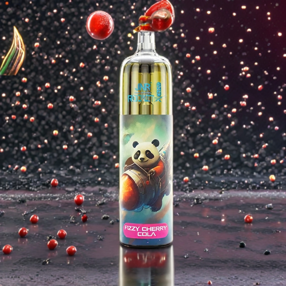 JNR Rocket X 12400 Puffs Cerise Cola Pﾨﾦtillante France grossiste - Compact, Rechargeable Type-C, Lumiﾨﾨres RGB, 22ml