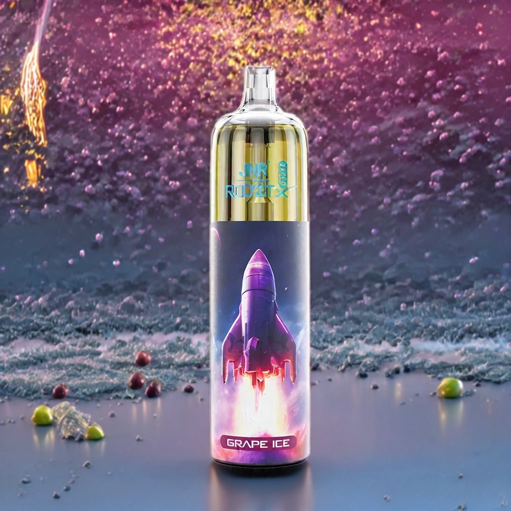 JNR Rocket X 12400 Puffs Glace Raisin ﾨC Compact, Rechargeable Type-C, 850mAh, France Grossiste