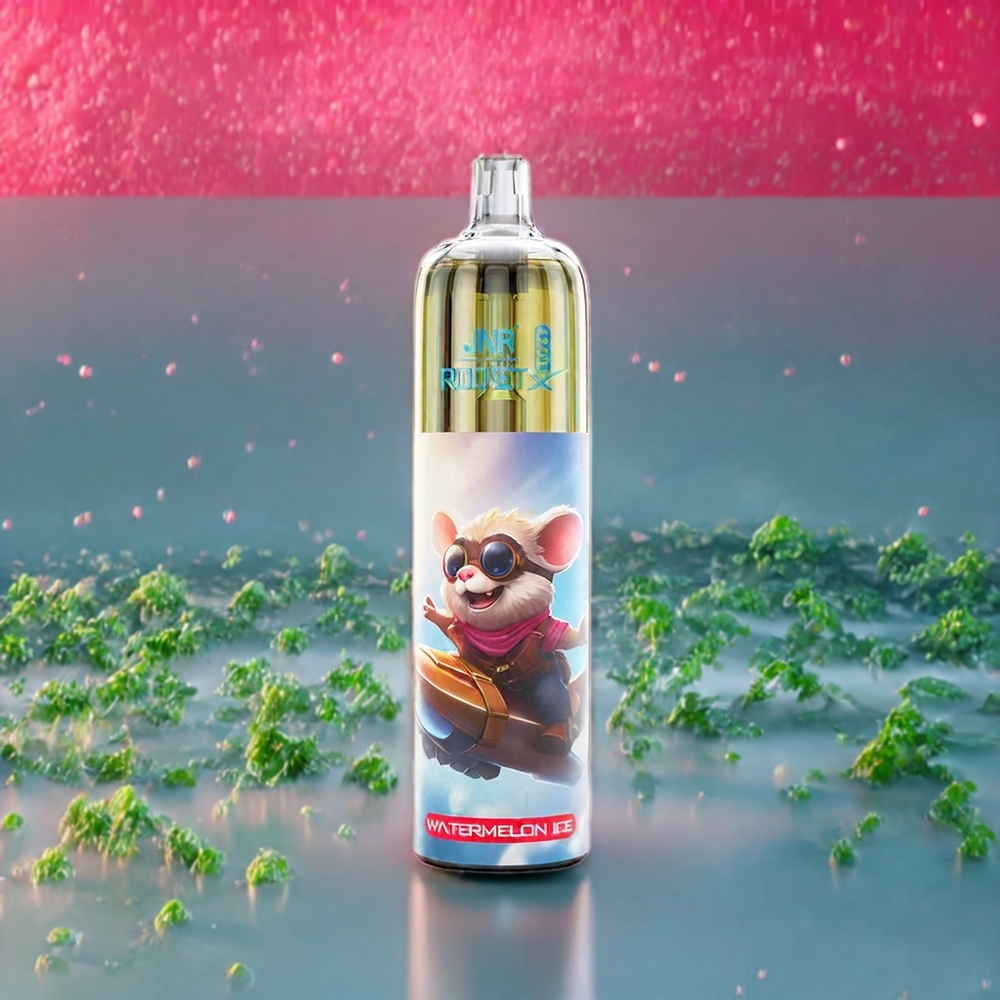 JNR Rocket X 12400 Puffs Pastﾨﾨque Glacﾨﾦe ﾨC Compact, Rechargeable Type-C, 22ml E-liquide, France Grossiste