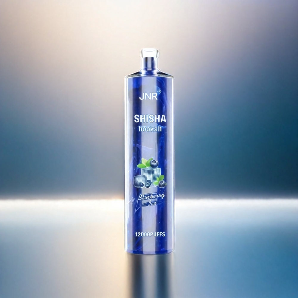 Jnr Shisha Hookah 12000 Puffs France Grosiste - 750mAh 24ml 0,6 ohm Myrtille Glacée