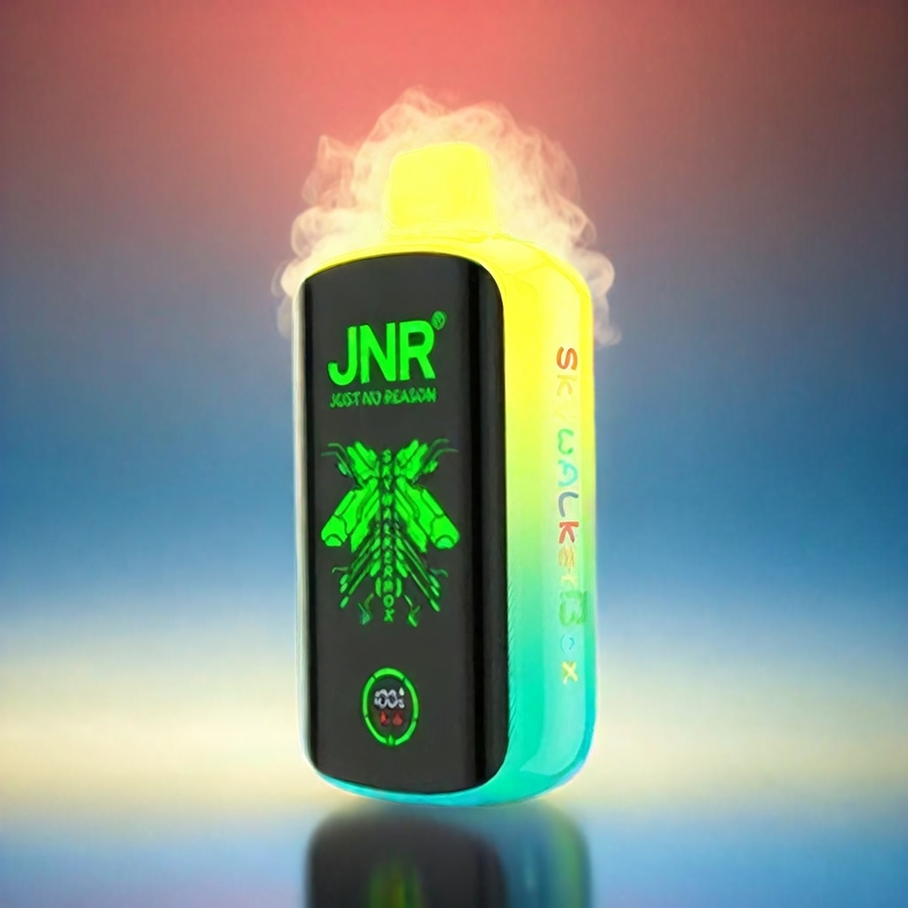 Jnr Skywalker Box 21000 Puffs France Grosiste - 850 MAH, charge Type-C, Écran intelligent, bobine à double mailles, Bleu Myrtille Pastèque