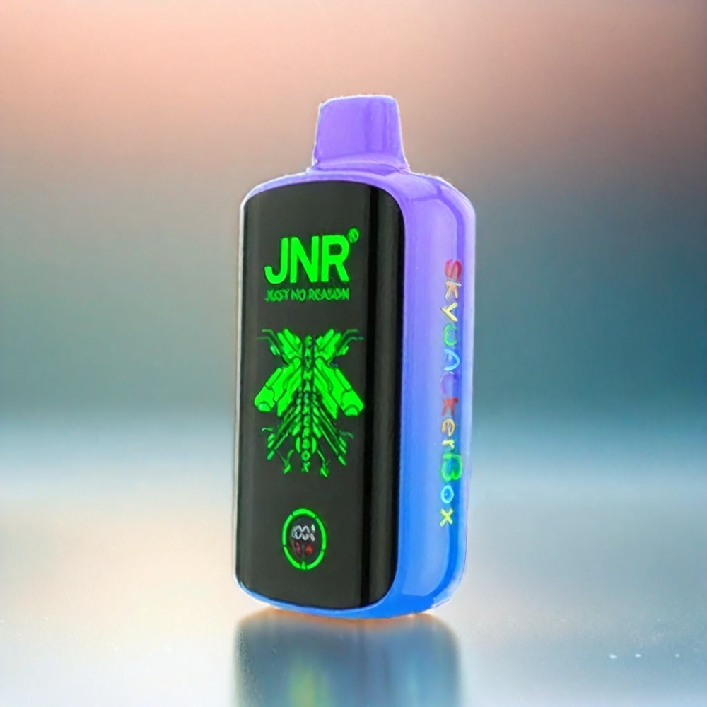Jnr Skywalker Box 21000 Puffs France Grosiste Affichage Intelligent et Double Mesh Coil - Bleu Raisin Glacé