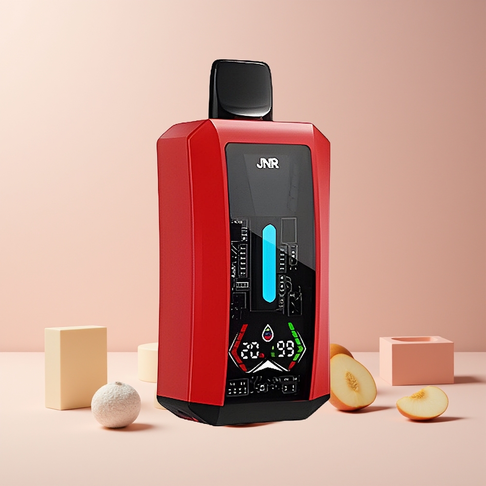 JNR Tank Pro 33000 Puffs France Grossiste - 28ml Ecran Digital Double Mesh Coil - Pêche Glacée d'Été