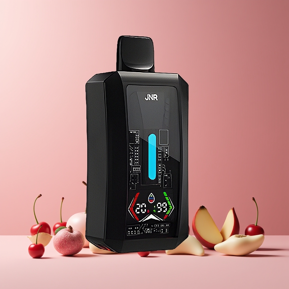 JNR Tank Pro 33000 Puffs France Grossiste – Affichage Numérique, Double Mesh, 28ml e-Liquide, Cerise Cola