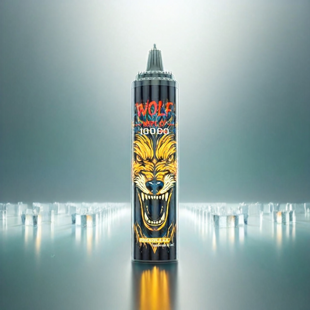 Jnr Wolf France Grossiste 10000 Puffs 20ml 5% Glace Ananas Vape