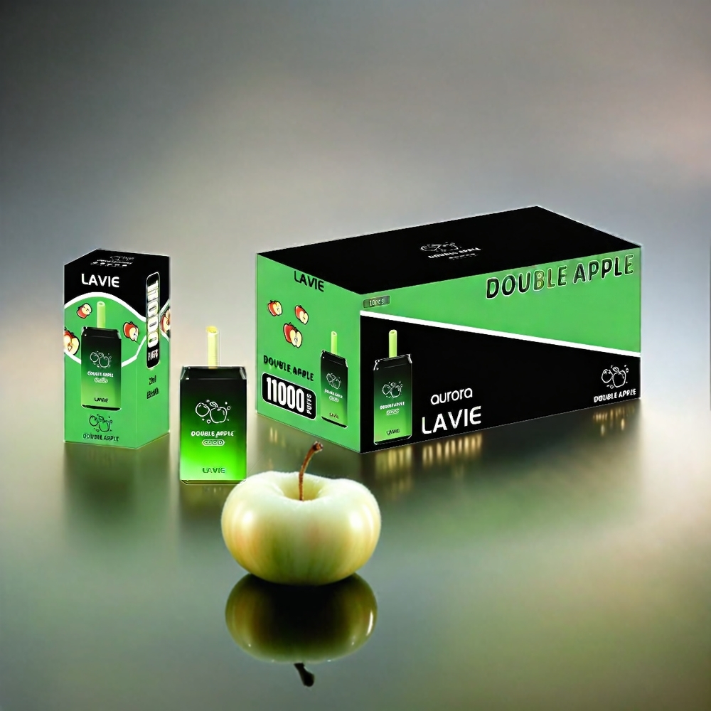 Lavie Aurora 11000 Puffs France Grosiste Double Pomme (22 ml, 650mAh)
