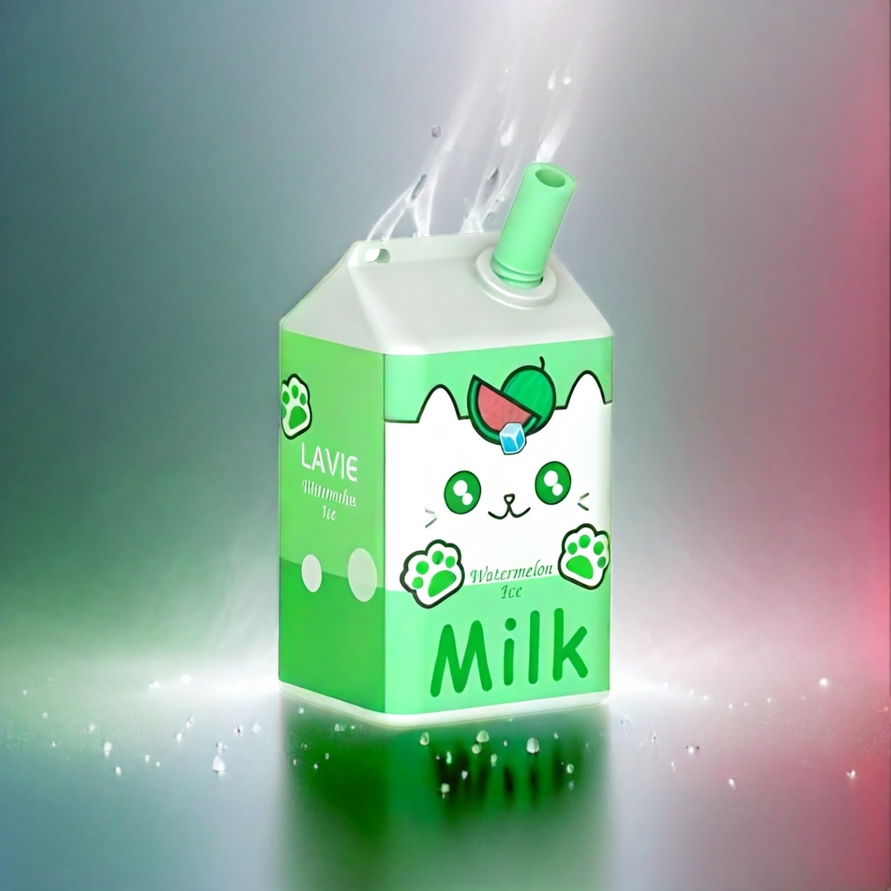 Lavie Milk 7000 Puffs France Grosiste Avec 16ml et Glace Pastèque