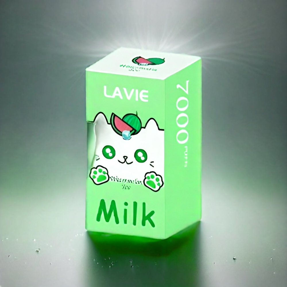 Lavie Milk 7000 Puffs France Grosiste Avec 16ml et Glace Pastèque