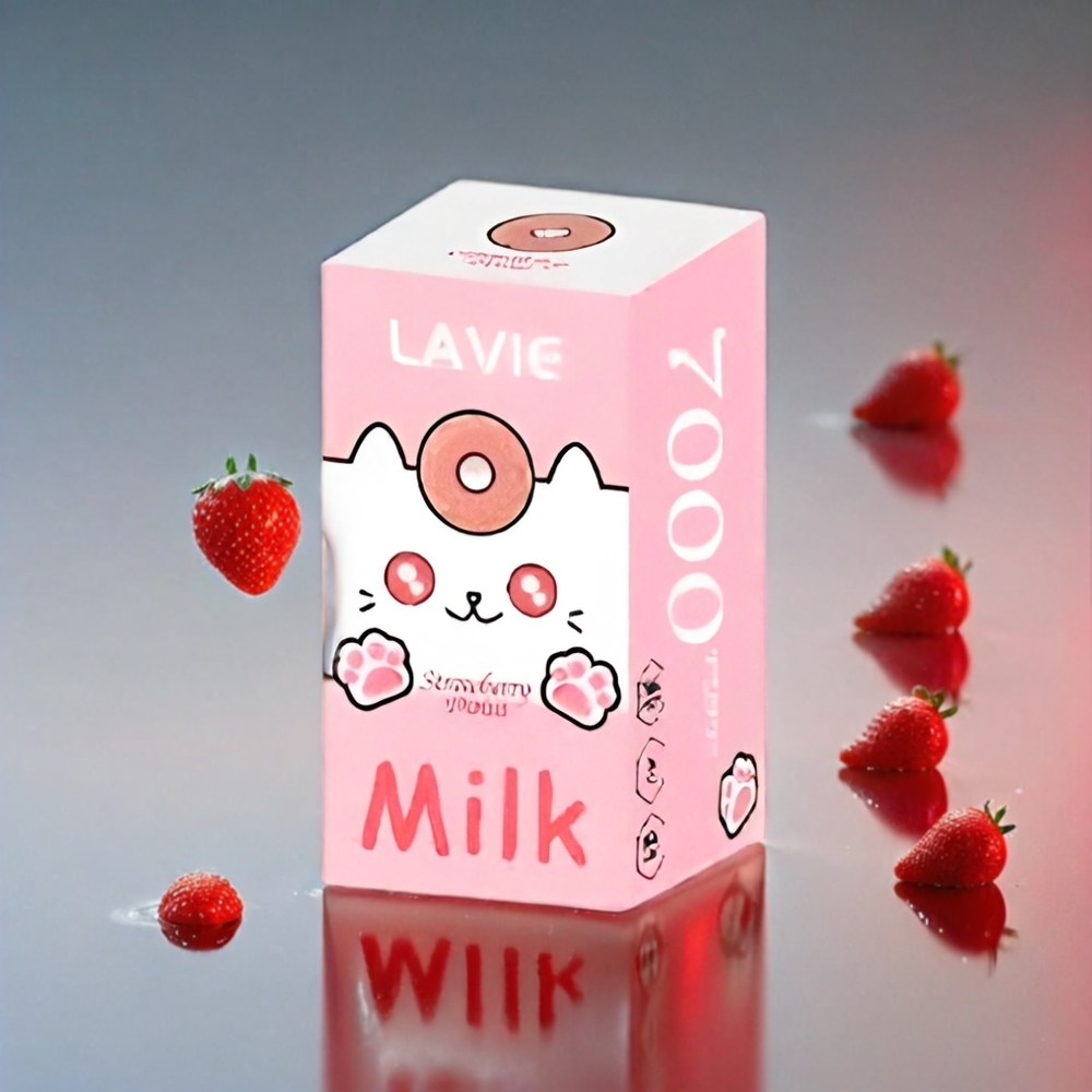 Lavie Milk 7000 Puffs France Grosiste - Fense Beignet