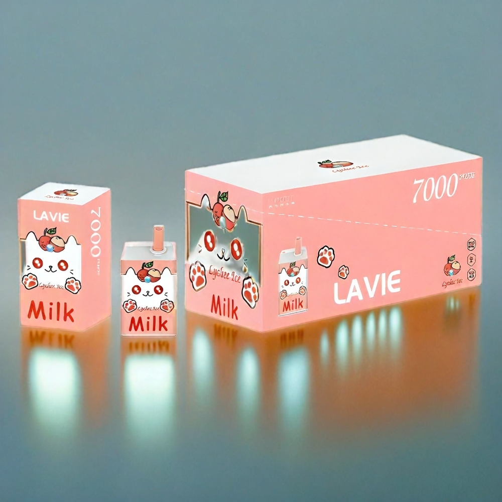 Lavie Milk 7000 Puffs France Grosiste - Glace Lychee