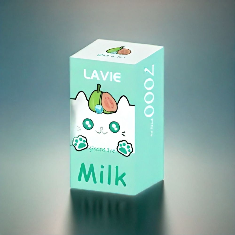 Lavie Milk 7000 Puffs France Grosiste et Lavie Milk 7000 Puffs Goyave Glacée France Grosiste