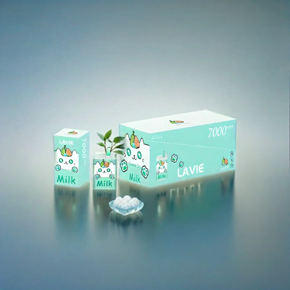 Lavie Milk 7000 Puffs France Grosiste et Lavie Milk 7000 Puffs Goyave Glacée France Grosiste