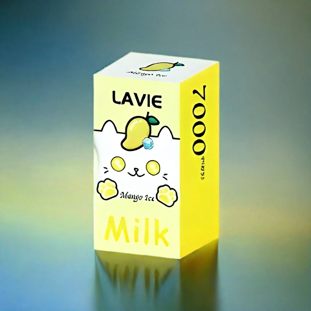 Lavie Milk 7000 Puffs France Grosiste Mangue Glacée