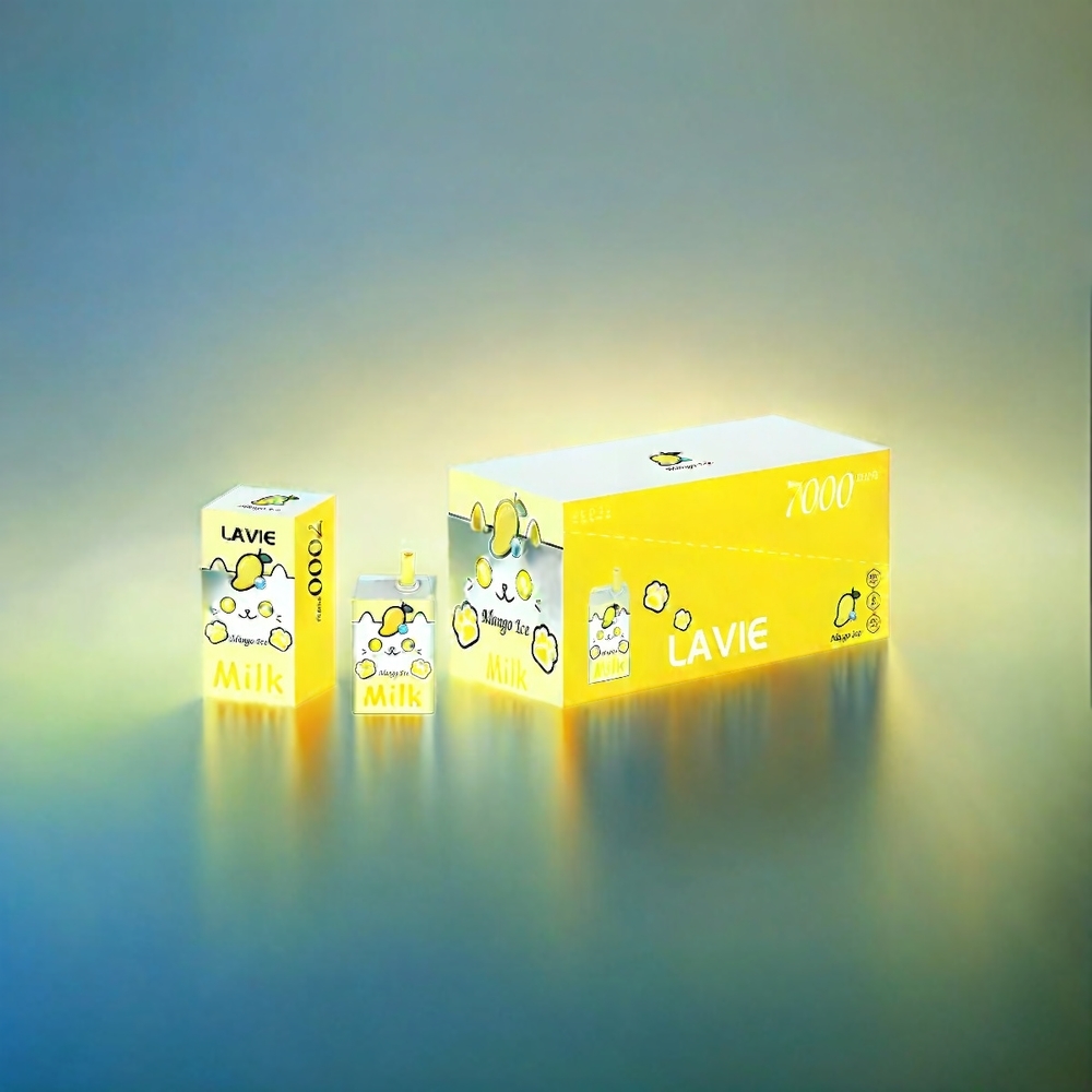 Lavie Milk 7000 Puffs France Grosiste Mangue Glacée