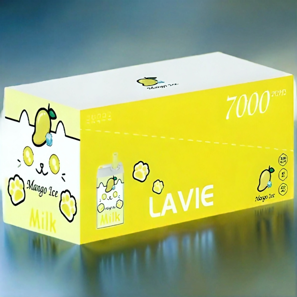 Lavie Milk 7000 Puffs France Grosiste Mangue Glacée