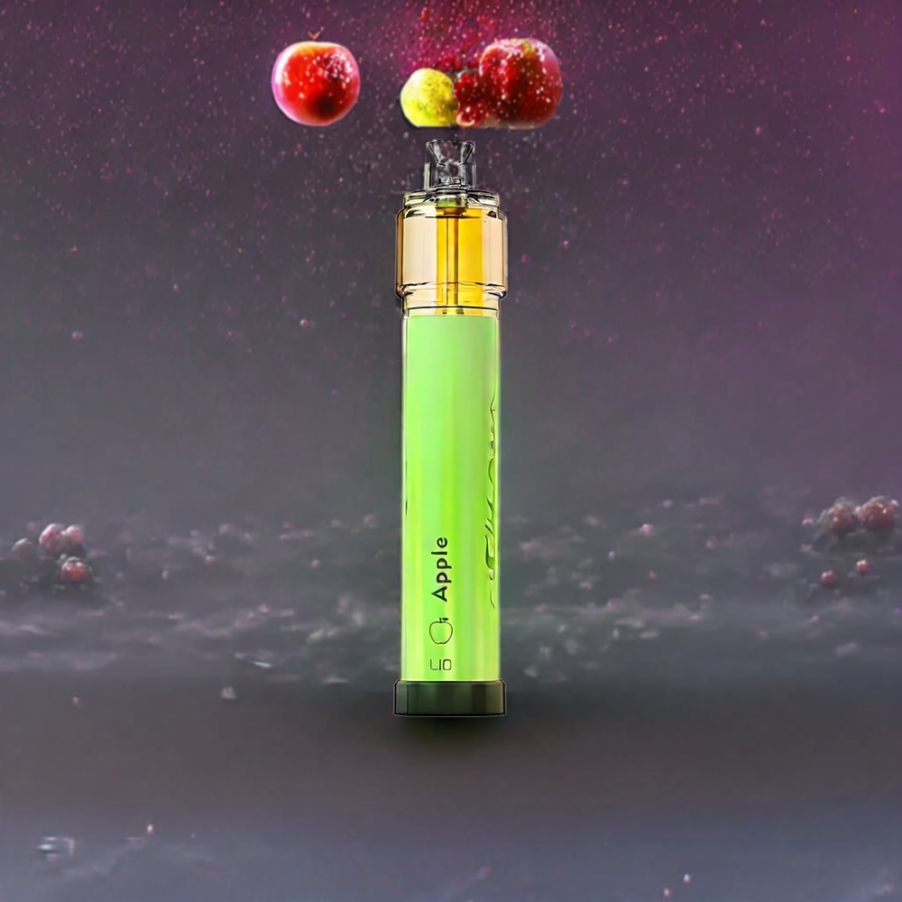 LIO Bee Lit 2500 Puffs France Grossiste Vape jetable Pomme (Apple) - 6.0ml, 1300mAh, Acier Inoxydable