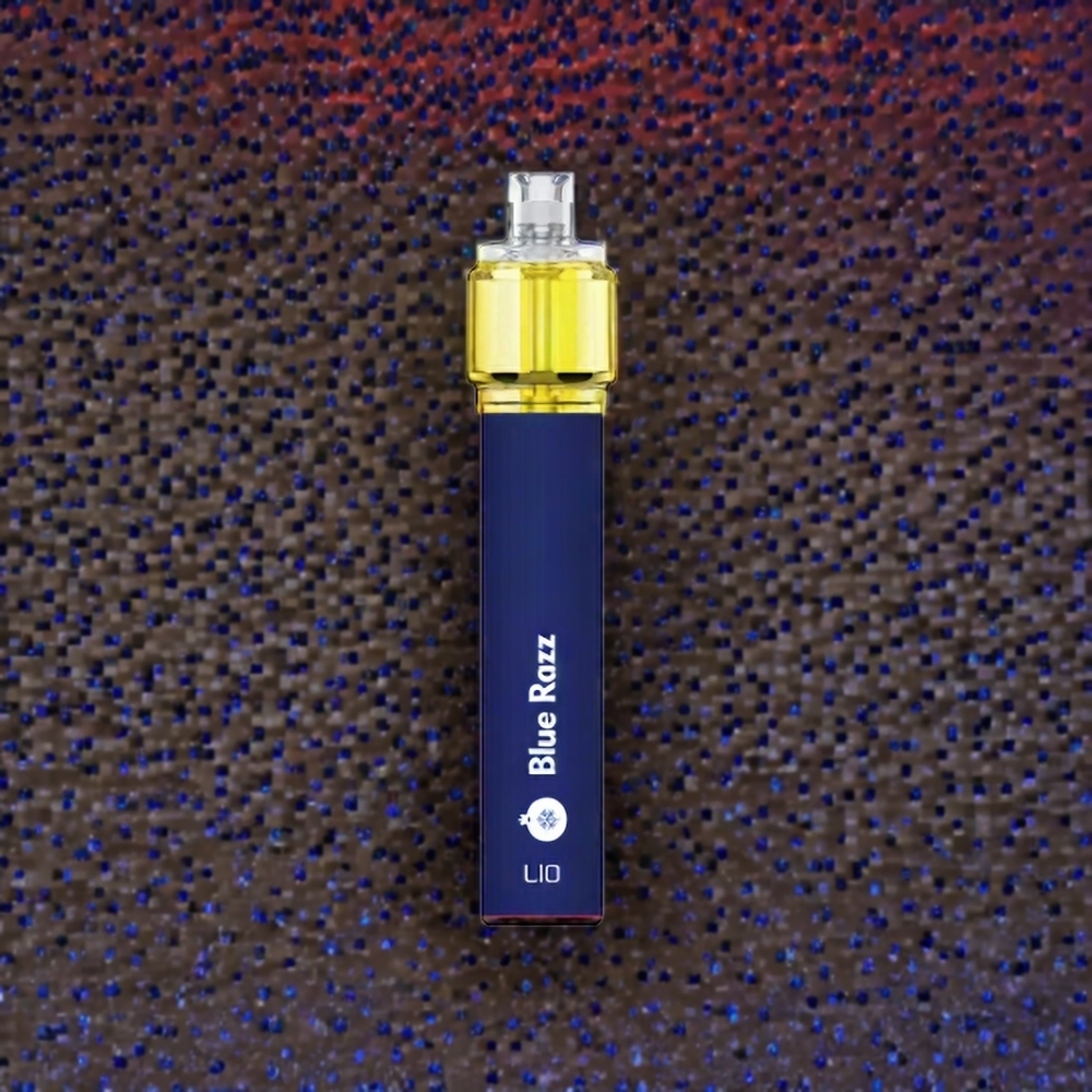 LIO Bee18 Max 2500 Puffs France Grossiste Vape jetable Acier Inoxydable 6.5ml Bleu Framboise