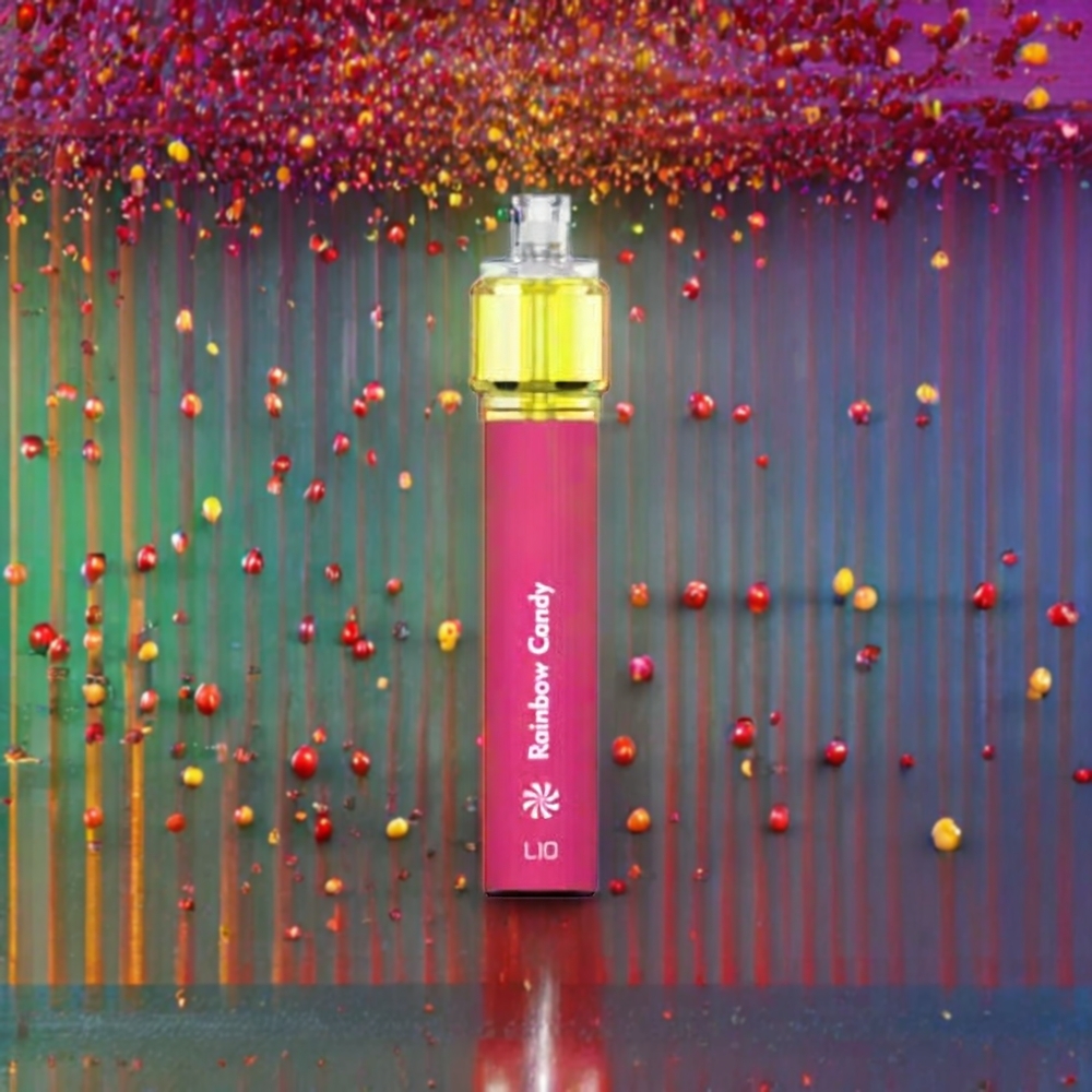 LIO Bee18 Max 2500 Puffs France Grossiste Vape jetable Acier Inoxydable 6.5ml Bonbon Arc-en-Ciel