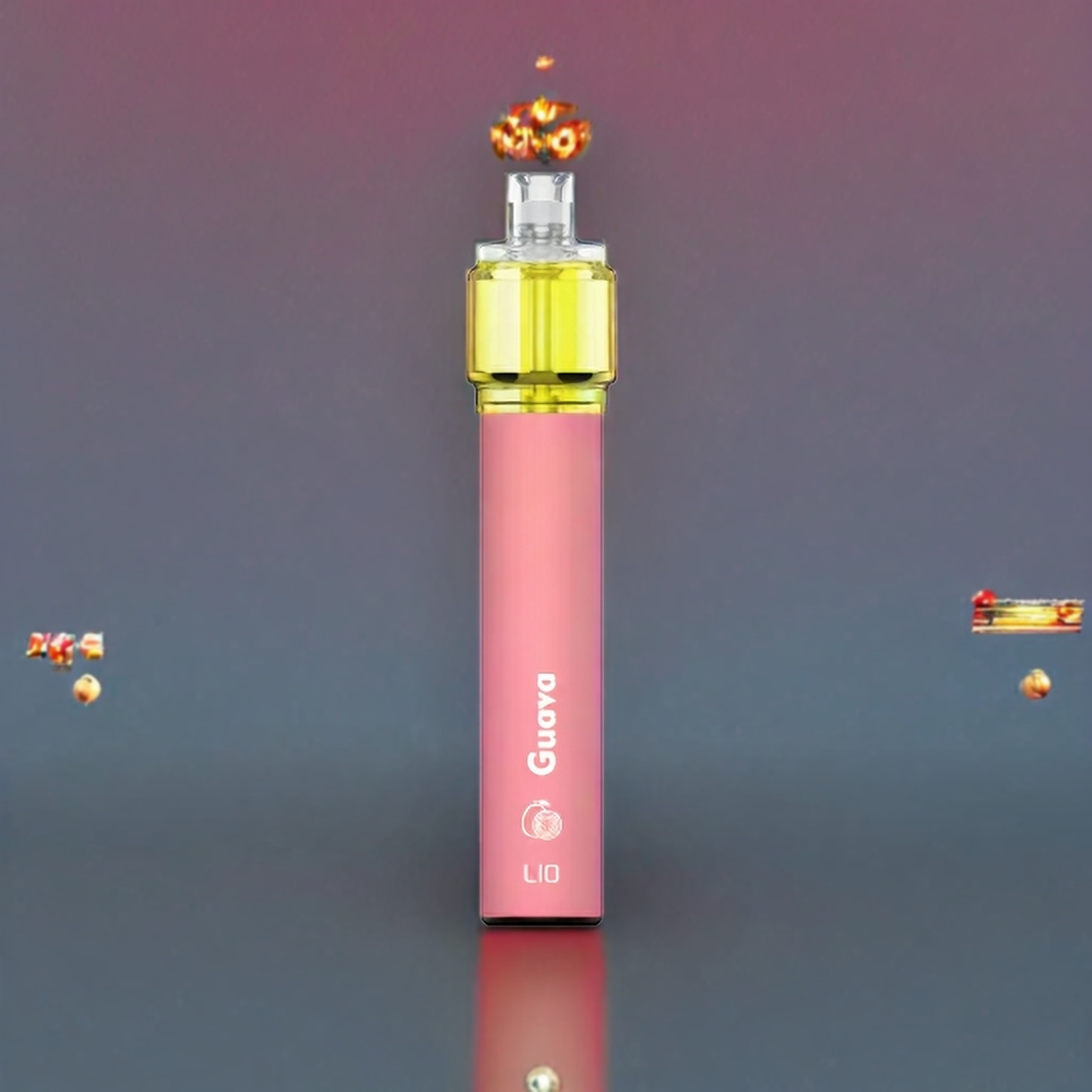 LIO Bee18 Max 2500 Puffs France Grossiste Vape jetable Guayave - 6.5ml, 1300mAh, Acier Inoxydable