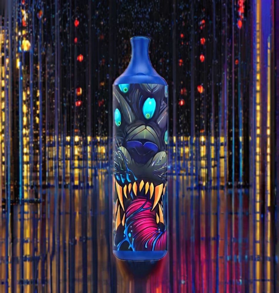 LIO Boom 3500 Puffs France grossiste - Vape Jetable Bleu Framboise (1400mAh, 10ml)