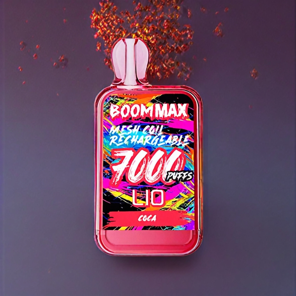 LIO BOOM MAX 7000 Puffs France Grossiste Vape jetable Coca 15ml 50mg 650mAh Type-C