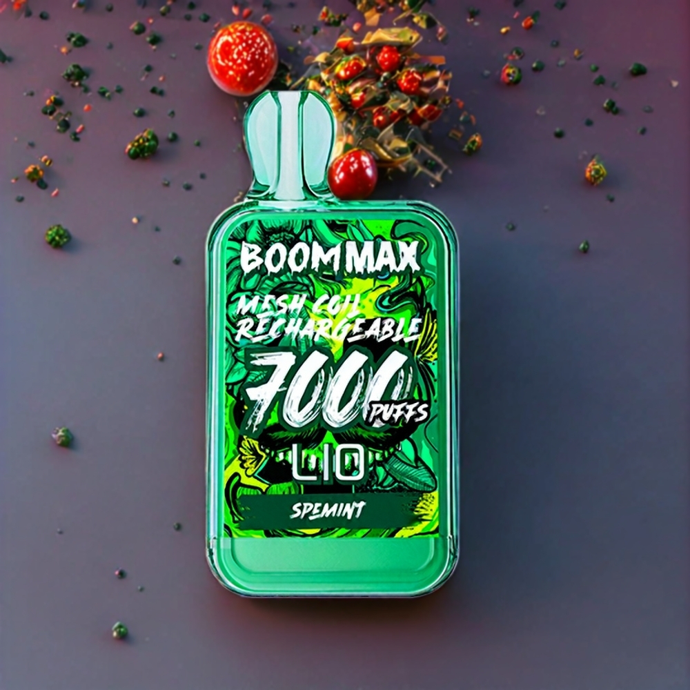 LIO BOOM MAX 7000 Puffs France grossiste - Dispositif de Vape Jetable 15ml avec Batterie 650mAh (Spemint)