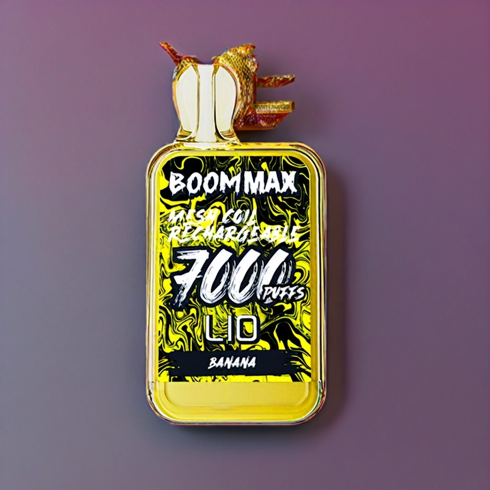 LIO BOOM MAX 7000 Puffs France grossiste Vape jetable Banane ﾨC 15ml, 650mAh, Type-C