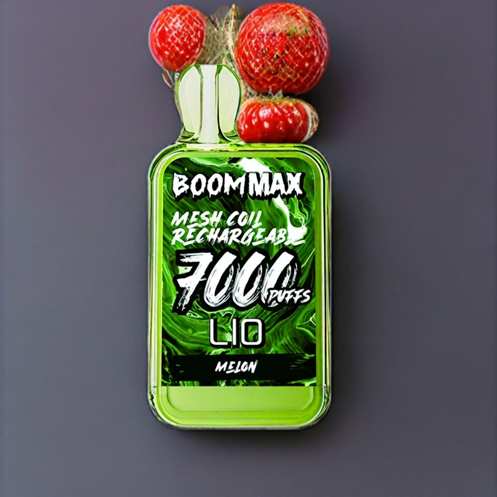 LIO BOOM MAX 7000 Puffs France grossiste Vape jetable Melon (Mﾨﾦlon) 15ml 650mAh Type-C