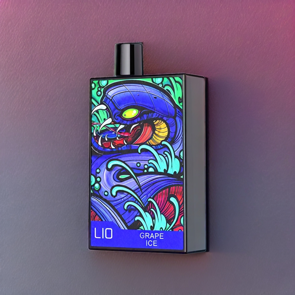 LIO CAPO 4500 Puffs France Grossiste Vape jetable Glace Raisin (12ml, 600mAh, Type-C)
