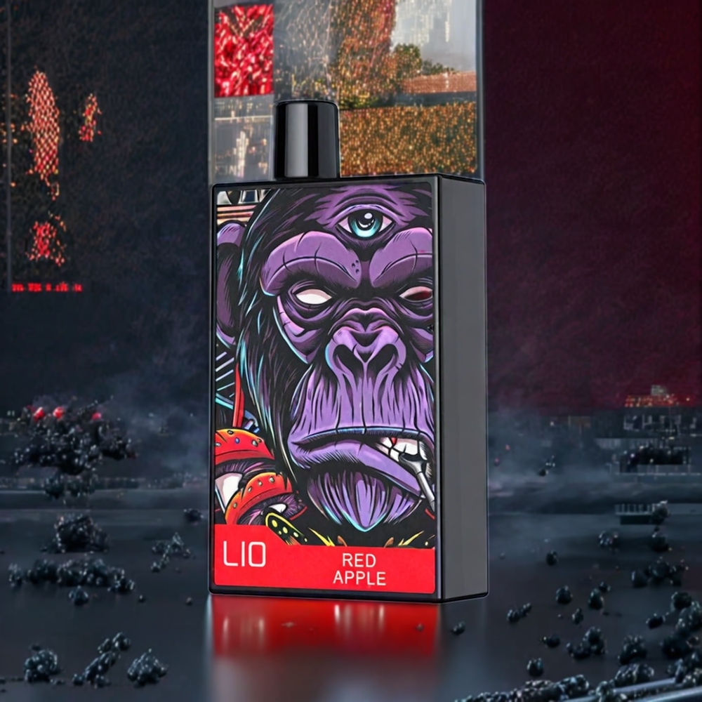 LIO CAPO 4500 Puffs France Grossiste Vape jetable Pomme Rouge 12ml 600mAh Type-C