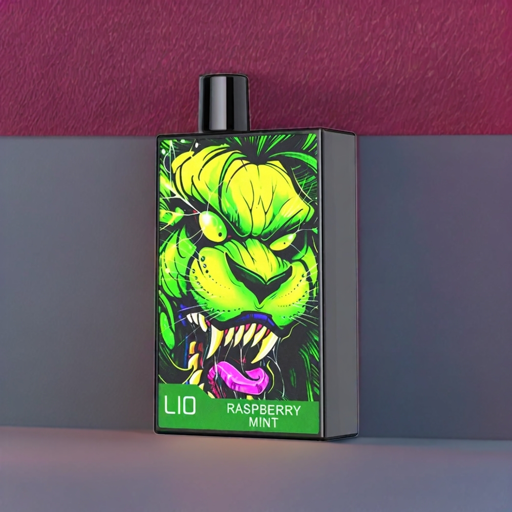 LIO CAPO 4500 Puffs Vape jetable France Grossiste - 12ml 600mAh Type-C Framboise Menthe