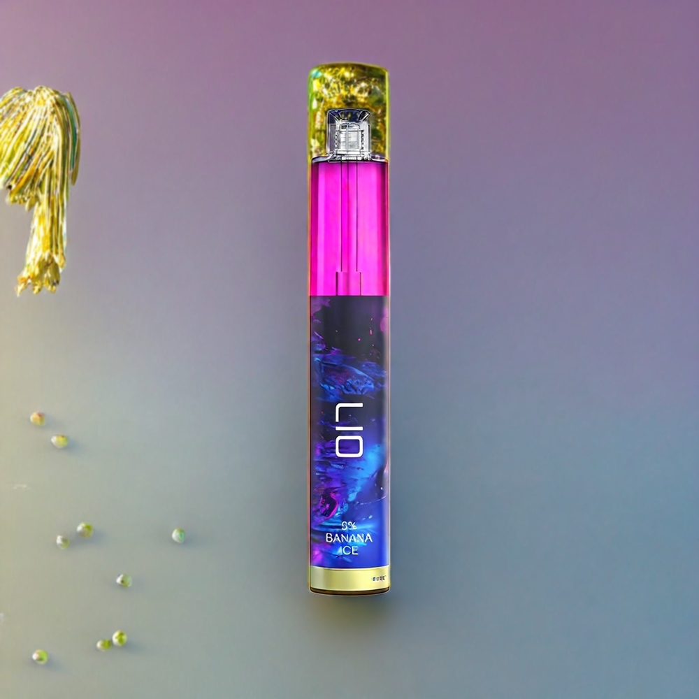 LIO Max Mesh 3000 Puffs France Grossiste - Banane Glacﾨﾦe - 10 mL - 1000mAh - Acier Inoxydable