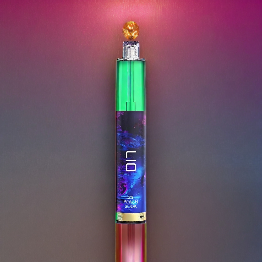 LIO Max Mesh 3000 Puffs France Grossiste ﾨC Vape Jetable en Acier Inoxydable avec 10 mL de E-Liquide et Double Airflow ﾨC Soda Pﾨﾺche