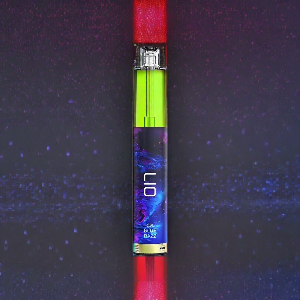 LIO Max Mesh 3000 Puffs France grossiste - Cigarette ﾨﾦlectronique Jetable en Acier Inoxydable avec 10 mL de E-liquide (Framboise Bleue)