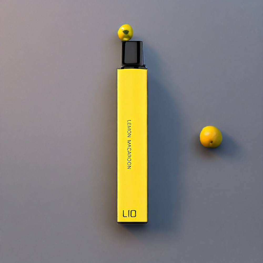 LIO Mini 600 Puffs France Grossiste Vape jetable Citron Macaron - 2ml, 20mg, 1 Ohm NI80