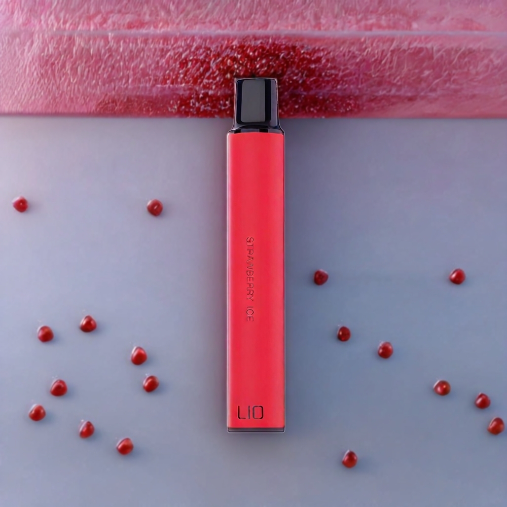 LIO Mini 600 Puffs France grossiste - Vape Jetable Fraise Glacﾨﾦe (400mAh, 2ml, 20mg)