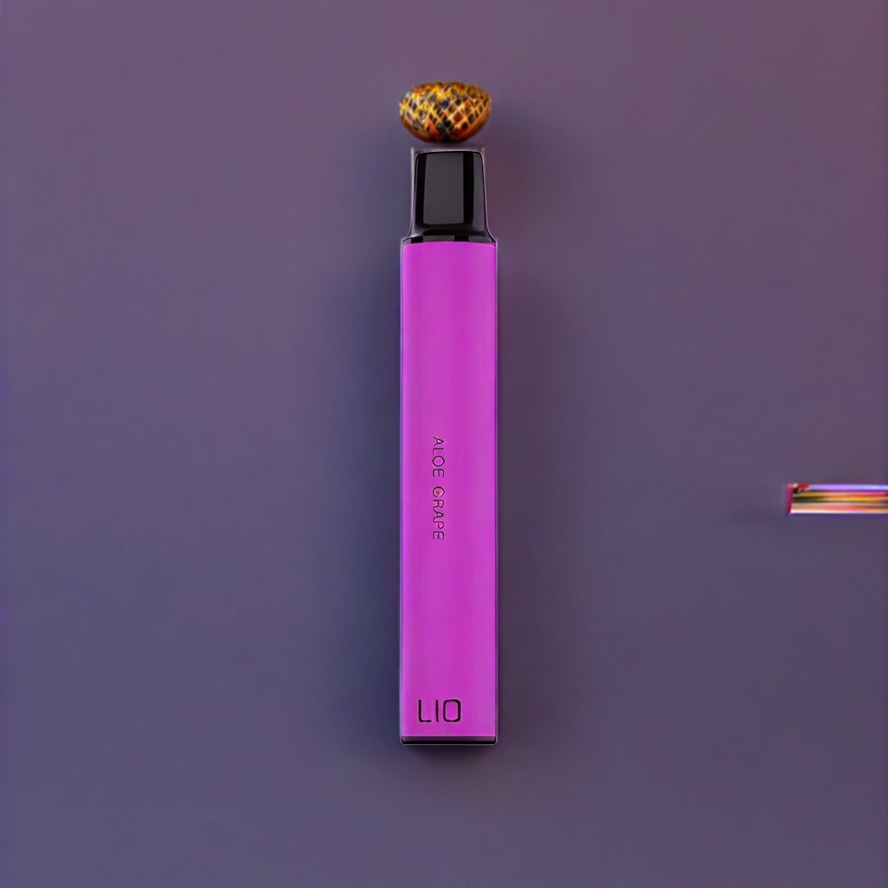LIO Mini 600 Puffs Vape jetable Aloe Raisin - France Grossiste - 400mAh, 2ml, 20mg