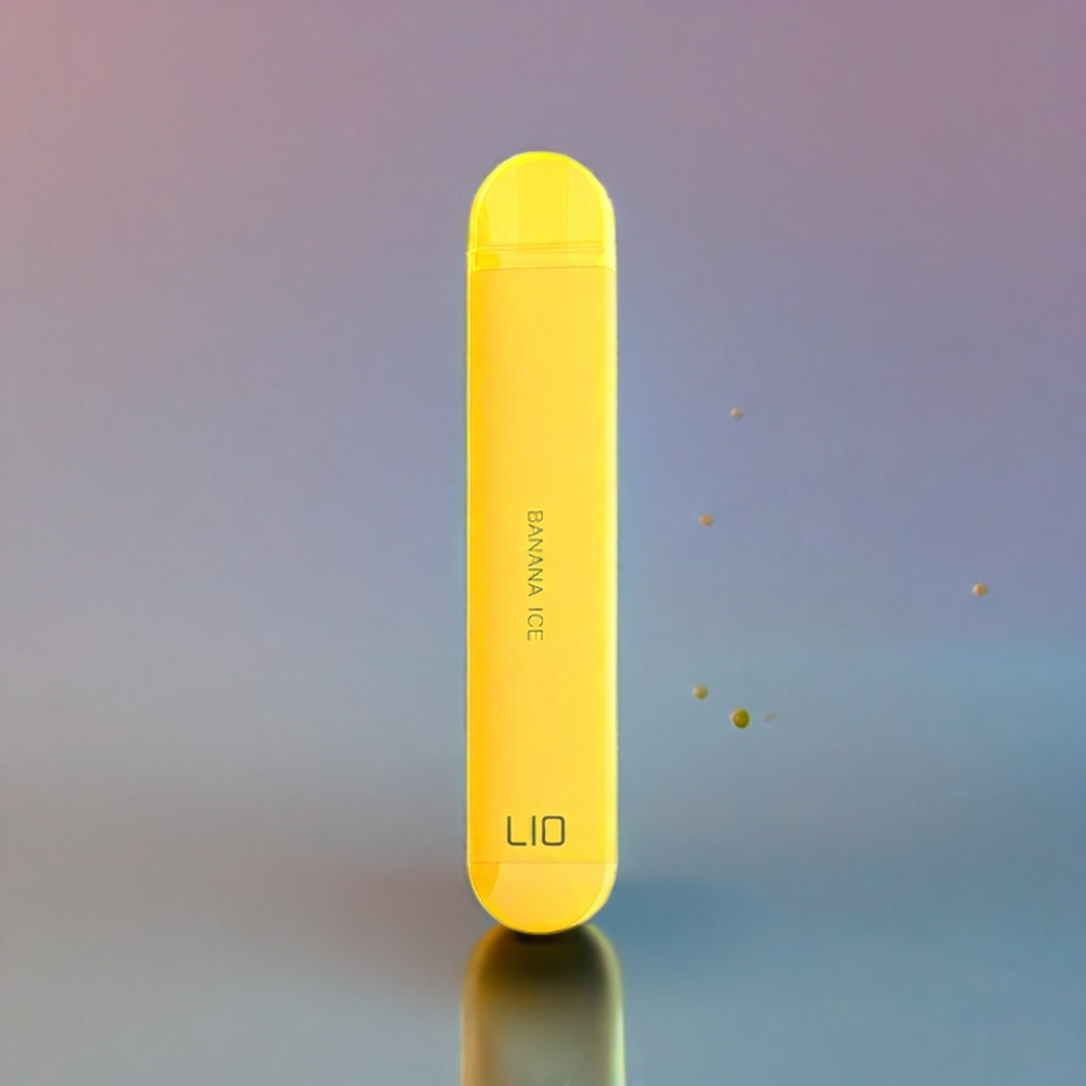 LIO NANO X 600 Puffs France Grossiste ﾨC Glace Banane Vape jetable en Alliage d'Aluminium, 2ML, 20mg