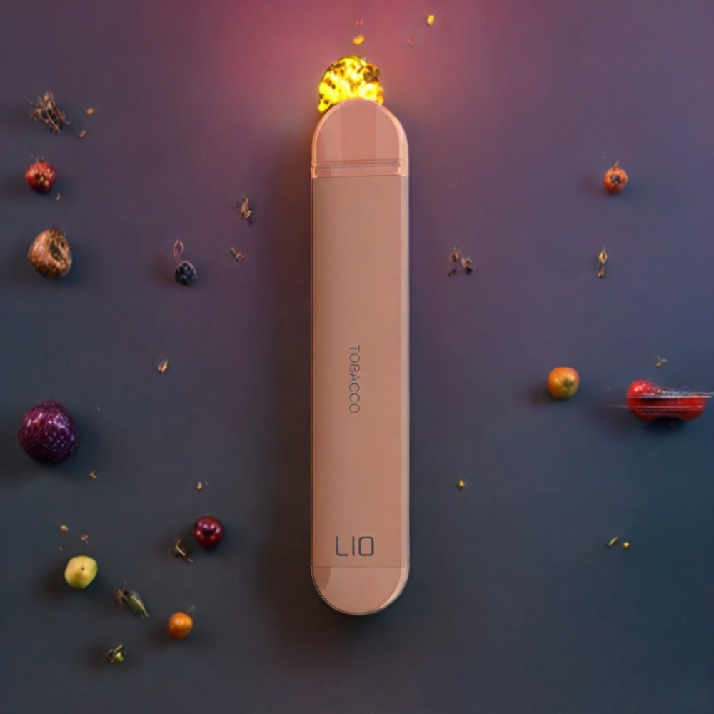LIO NANO X 600 Puffs France Grossiste Vape Jetable en Alliage d'Aluminium avec 2ML de E-liquide Tabac