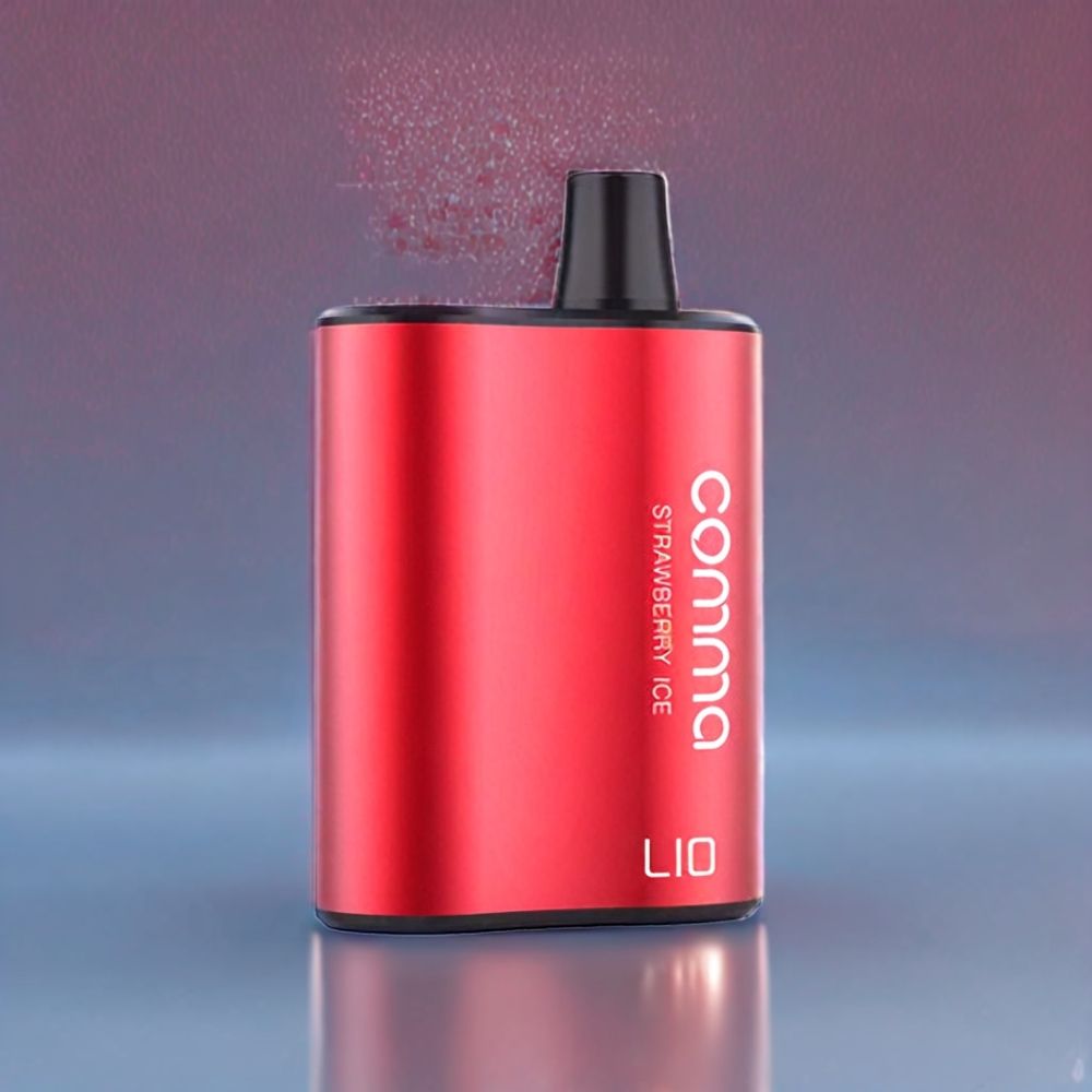 LIO COMMA 5000 Puffs France Grossiste Vape jetable 15 ml 900mAh Fraise Glacﾨﾦe