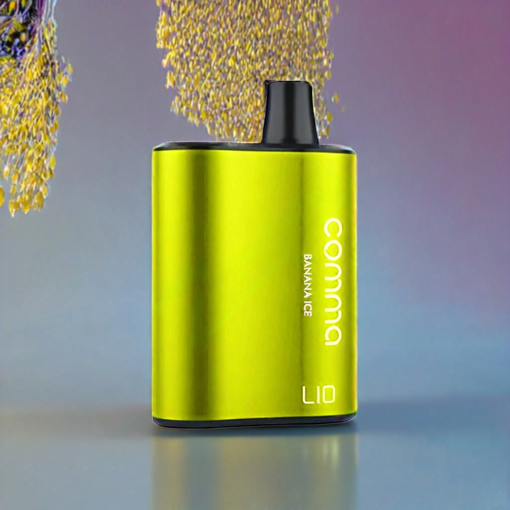 LIO COMMA 5000 Puffs France grossiste Vape jetable Banane Glacﾨﾦe - 900mAh, 15 ml, Type-C
