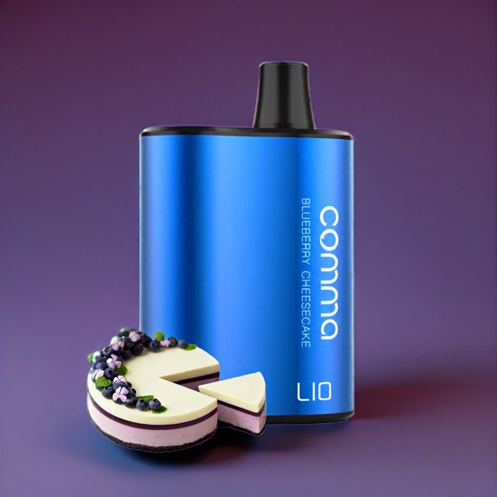 LIO COMMA 5000 Puffs Vape jetable France grossiste - Tarte aux Myrtilles (15 ml, 900mAh, Type-C)