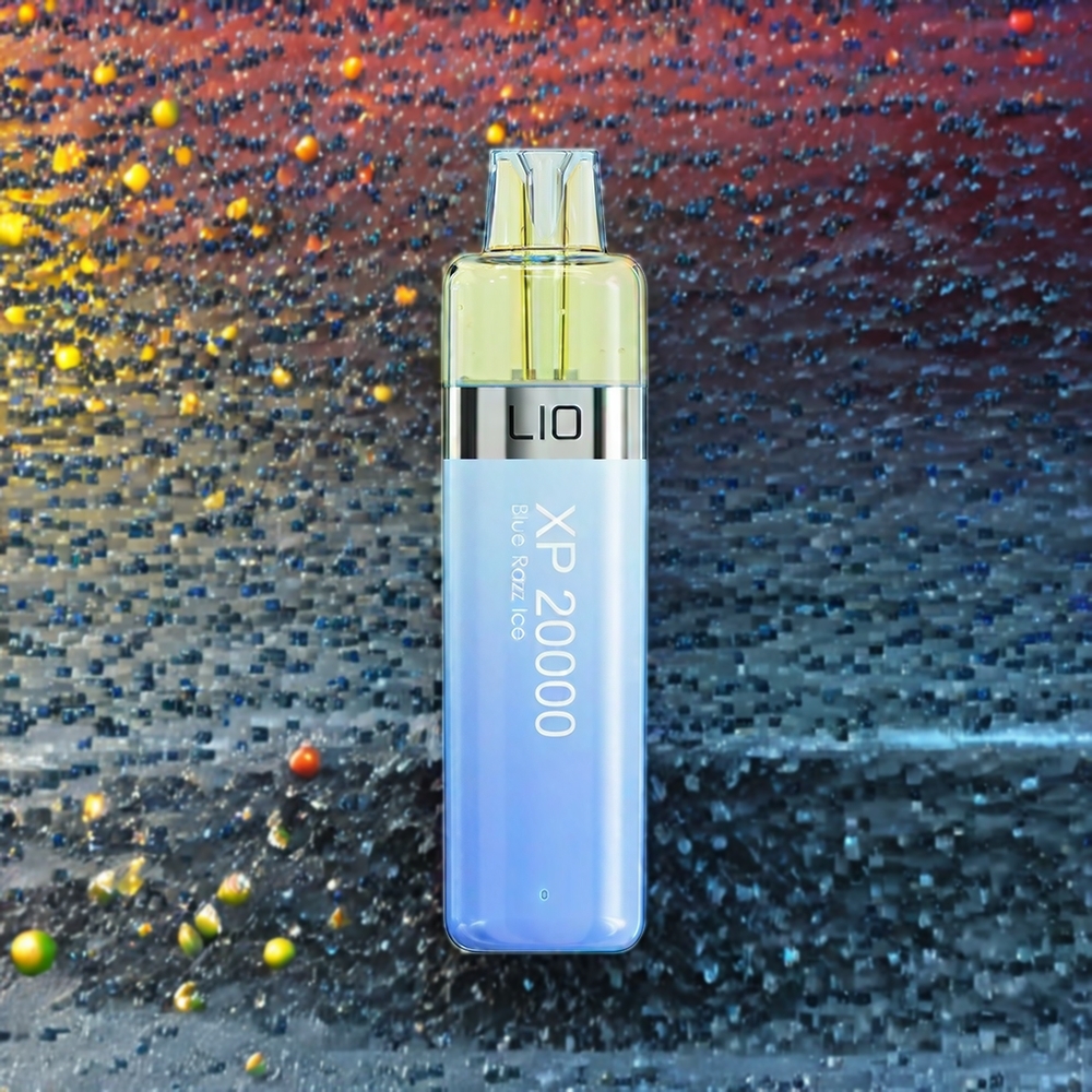 LIO XP 20000 Puffs Vape jetable France grossiste - Bleu Framboise Glacﾨﾦe, 12ML, 0.8 Ohm, 900 mAh