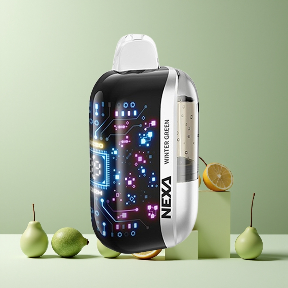 NEXA Ultra 50K Disposable Vape - 20ml, 800mAh, 5% Nicotine, France Grossiste, Vert d'Hiver