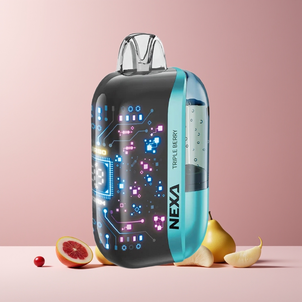 NEXA Ultra 50K Vape Jetable France Grossiste - 20ml, 800mAh, 50000 Bouffées, 5% Nicotine, Triple Baies