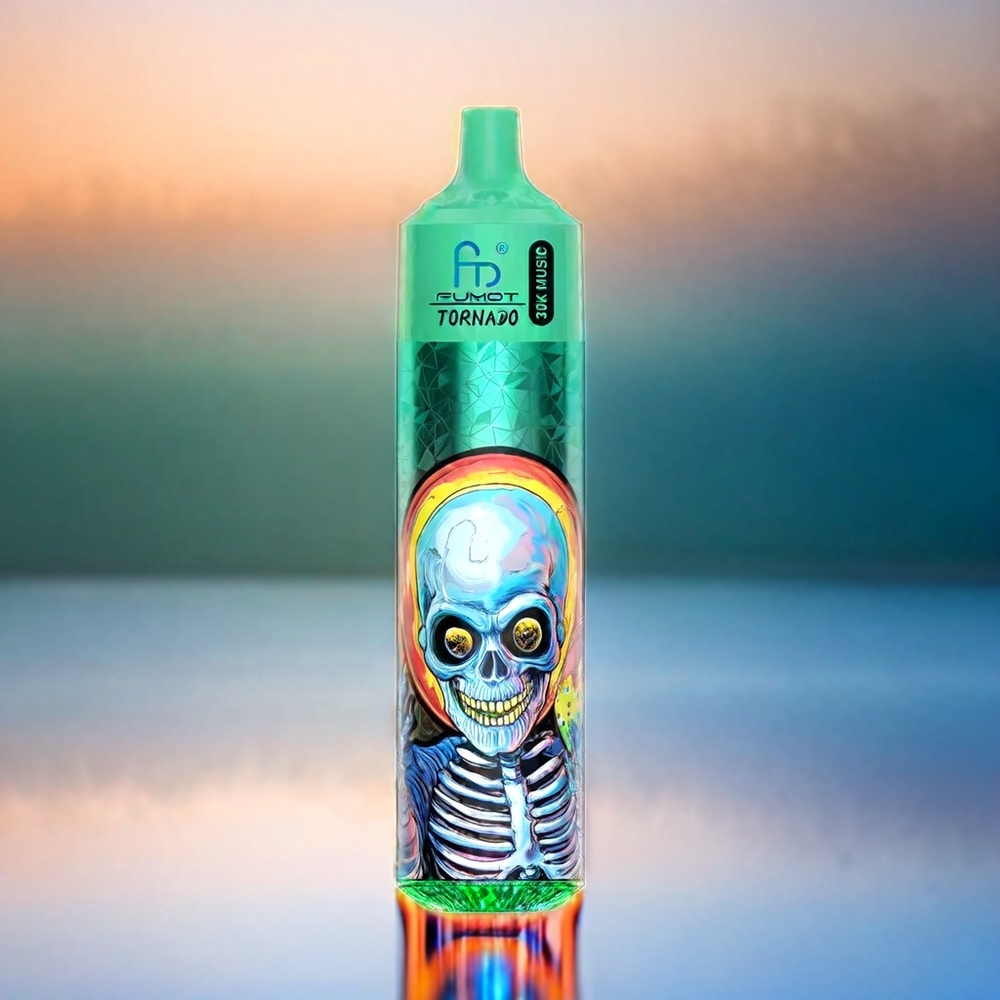 Fumot Randm Tornado 30000 France Grosiste Avec 30 000 bouffés, 30ml et affichage LED - Glace Myrtille (Blueberry Ice)
