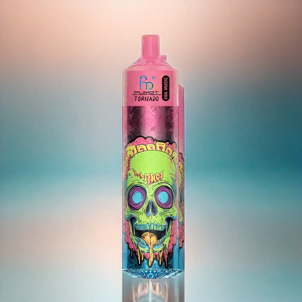Fumot Randm Tornado 30000 France Grosiste Pêche Glacée - 30 000 bouffées, 30 ml, 5% de nicotine, Bobine Mesh 1,0 ohm