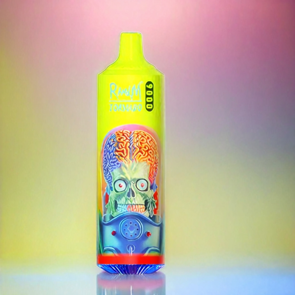 Randm Tornado 9000 Puffs France Grosiste - 18 ml, 850 mAh, bobine en filet, limonade rose (Rose de la citronnade)