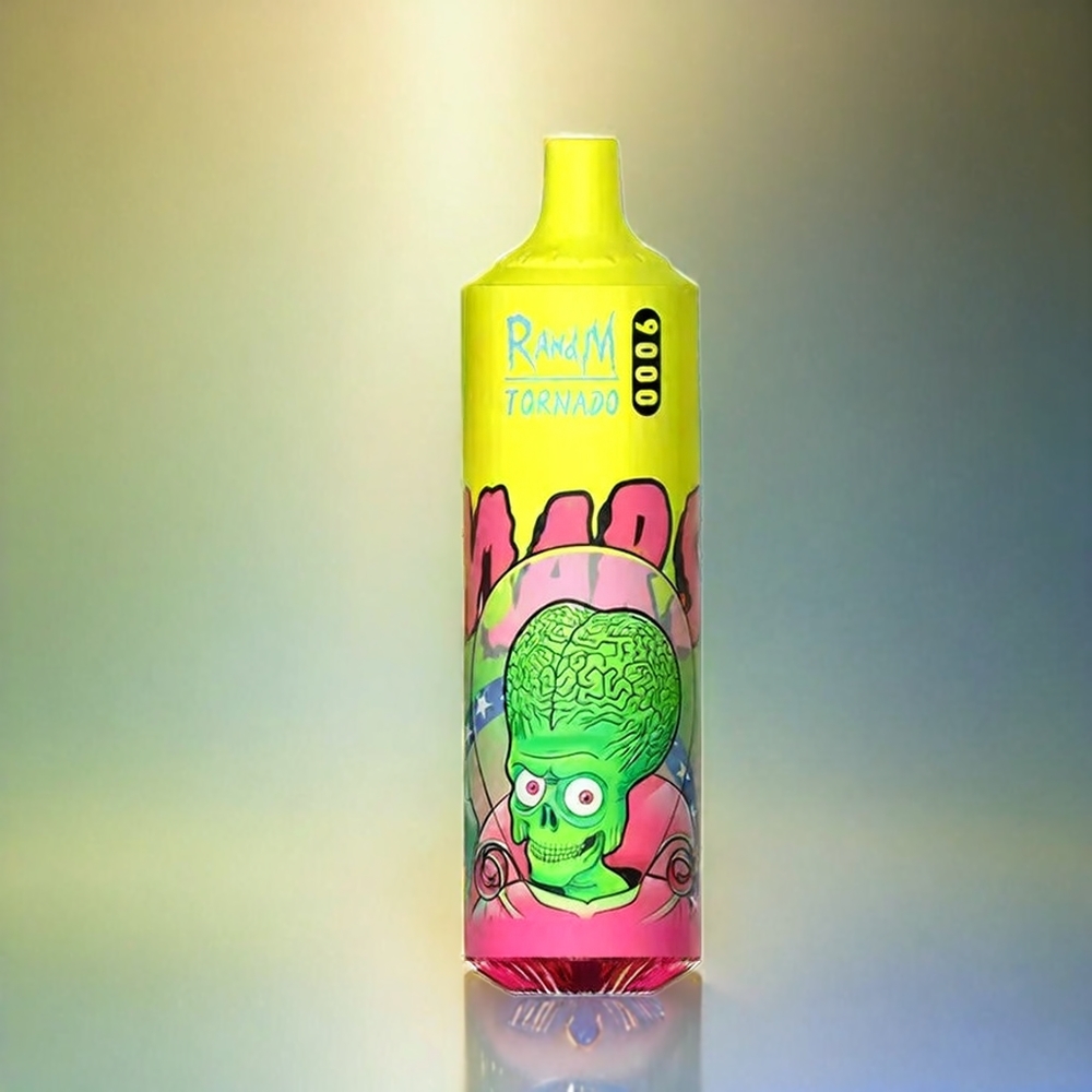 Randm Tornado 9000 Puffs France Grosiste - 850 mAh rechargeable, 18 ml, bobine en mesh, Triple Mango (Triple Mangue)